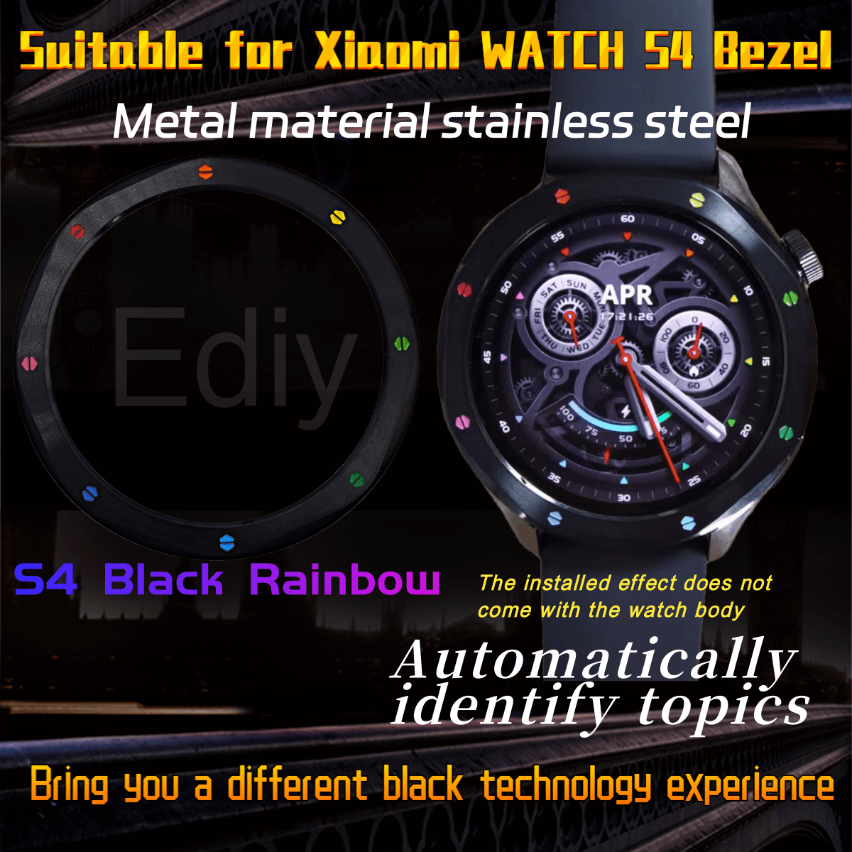 Watch Esim - Metal Bezel Ring Watch Bezel Shell