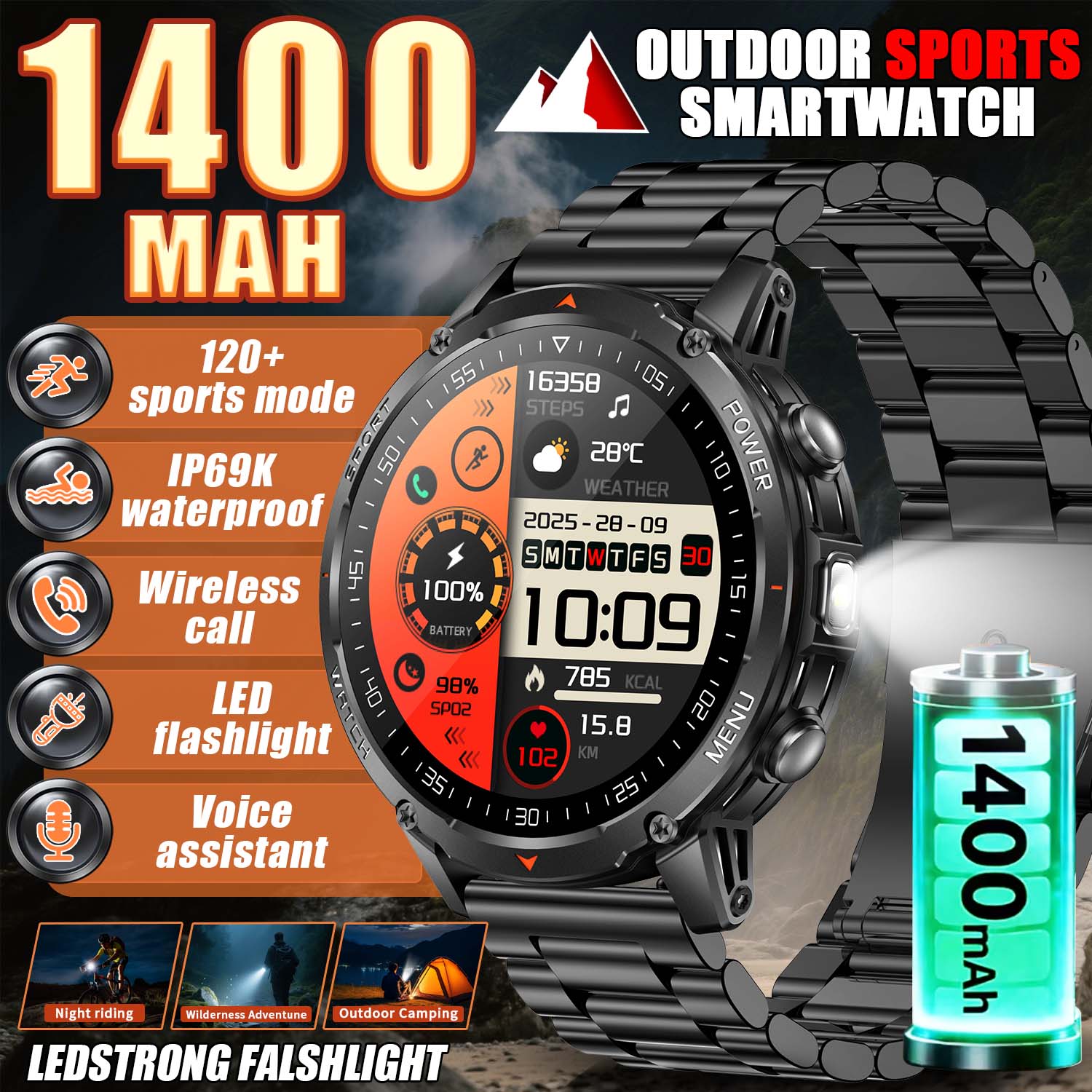 2026 New Military Smart Watch  - Smartwatch Trending Watches For Women 评论和价格