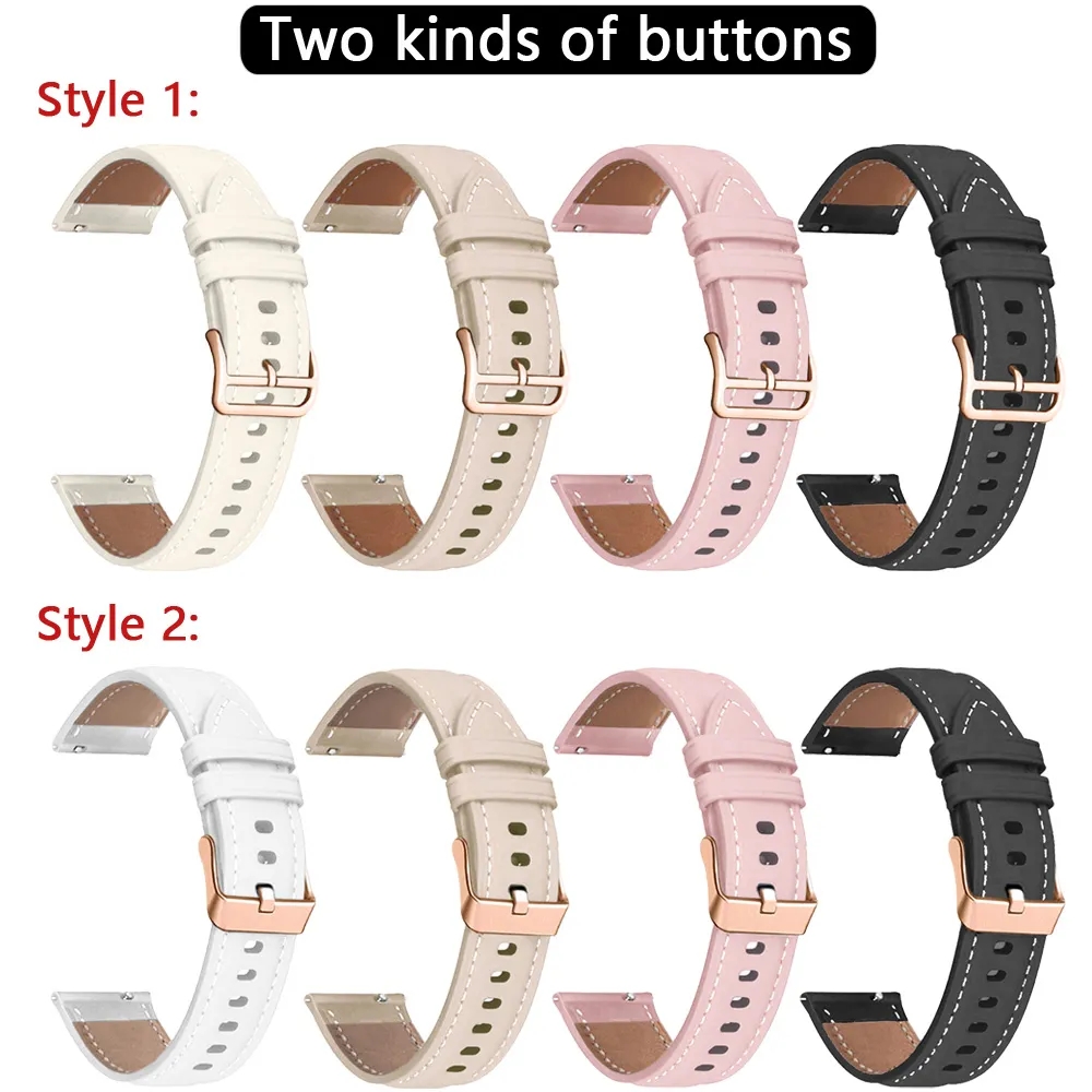 Women Girl Leather Band 20mm F - Smartwatch Trending Watches For Women 评论和价格