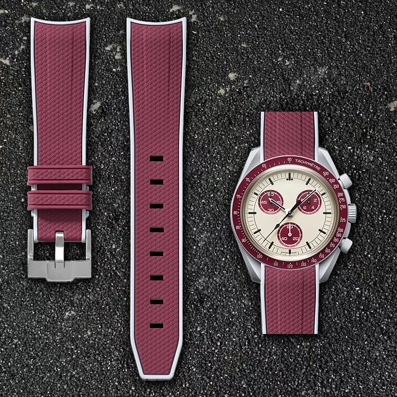 For Omega Swatch 20mm Curve Wa - Omega Watch Seamaster 评论和价格