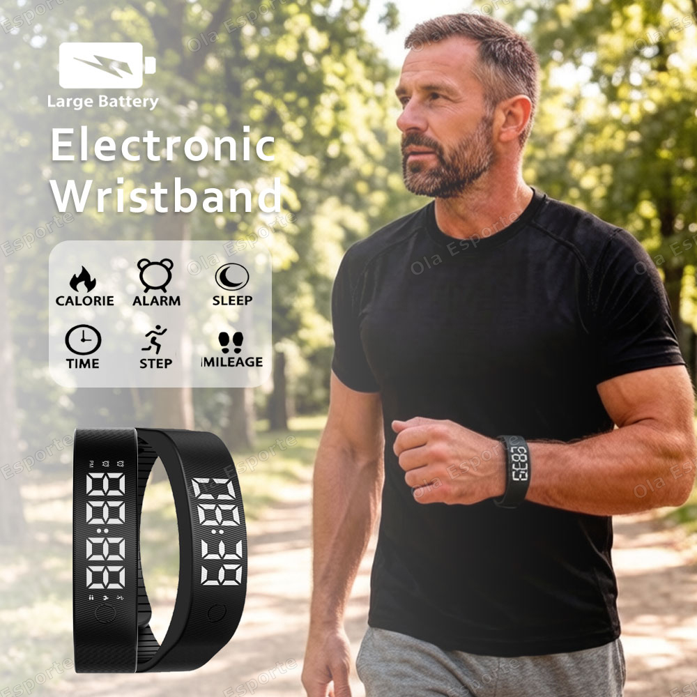 Vibrating Alarm Clock Watch He - Smartwatch Watches For Men Digital 评论和价格