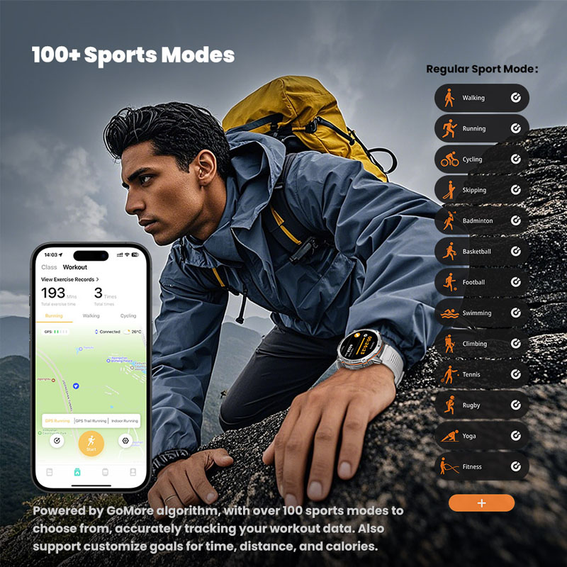 2026 New Military TANK X3 Smar - Smartwatch Watches For Men Digital 评论和价格