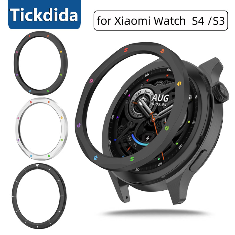 Metal Bezel Ring Case For Xiao - Watch Esim 评论和价格