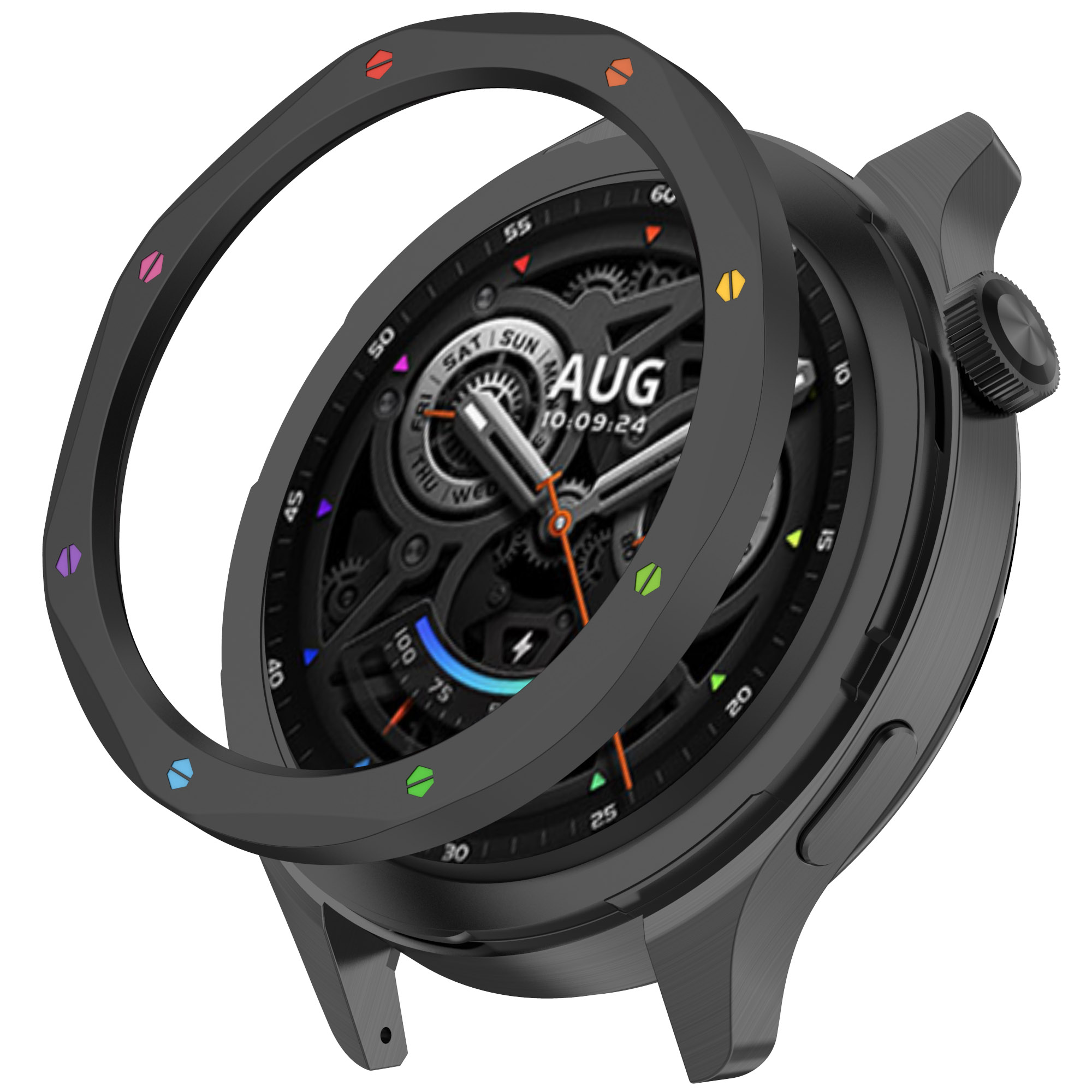 Metal Bezel Ring Case For Xiao - Watch Esim 评论和价格