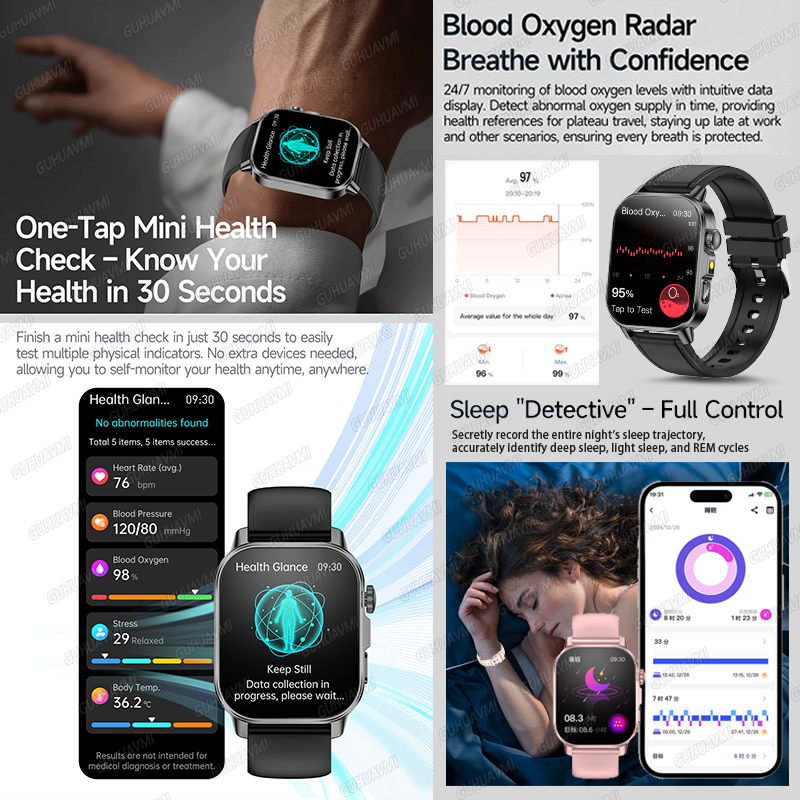 2026 New Health Smart Watch Pr - Smartwatch Watches For Men Digital 评论和价格