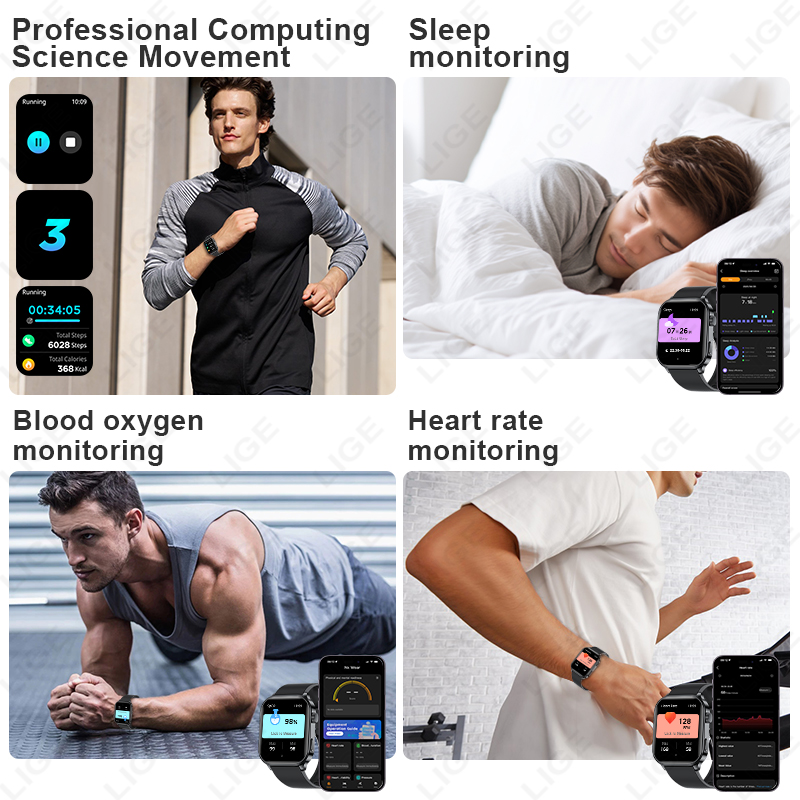 LIGE Original Brand Smart Watc - Smartwatch Watches Brands For Women 评论和价格